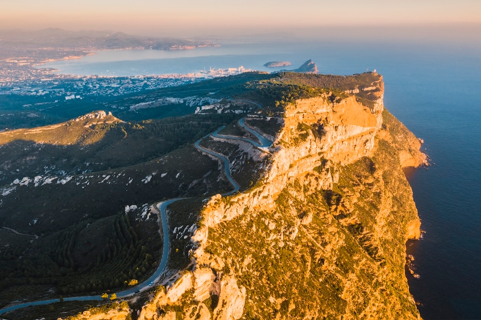 Die Klippe Cap Canaille in der N&auml;he von Cassis