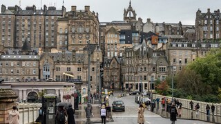 Edinburgh Schottland fußgängerfreundlich Europa