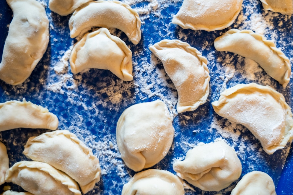 Pierogi, gef&uuml;llte Teigtaschen, z&auml;hlen zu den bekanntesten Gerichten Polens