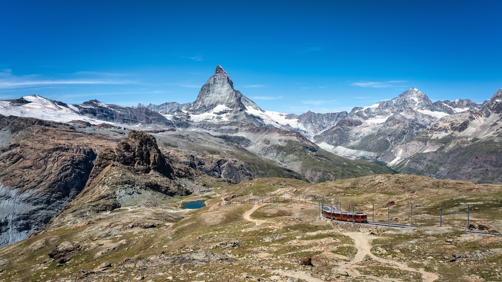 Wer mit der Gornergrat Bahn fährt, kommt aus dem Staunen kaum heraus