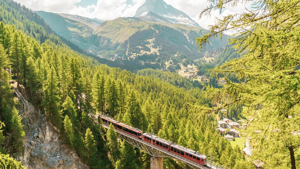 Das Matterhorn in der Schweiz