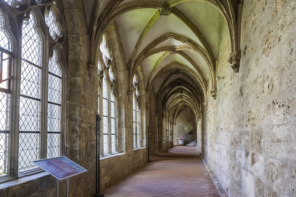 View into the cloister of the monastery