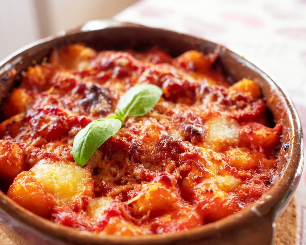 Gnocchi alla Sorrentina aus der besten Stadt zum Essen, Neapel