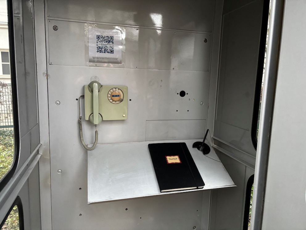 Ein Blick in das Windtelefon in Bad Homburg