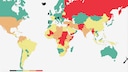 Weltkarte zum Global Peace Index 2026