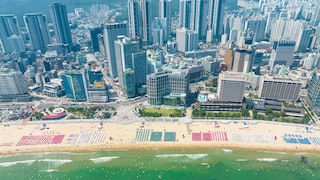 Bester Stadt-Strand der Welt voting Haeundae Beach südkorea