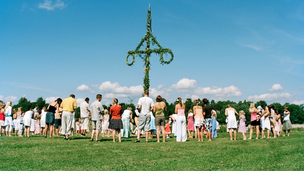 Mittsommer Fest Schweden