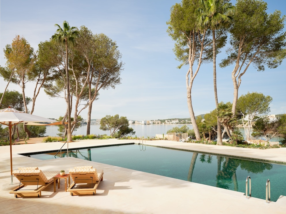 Einer der Pools des Mandarin Oriental, eines der teuersten Hotels auf Mallorca