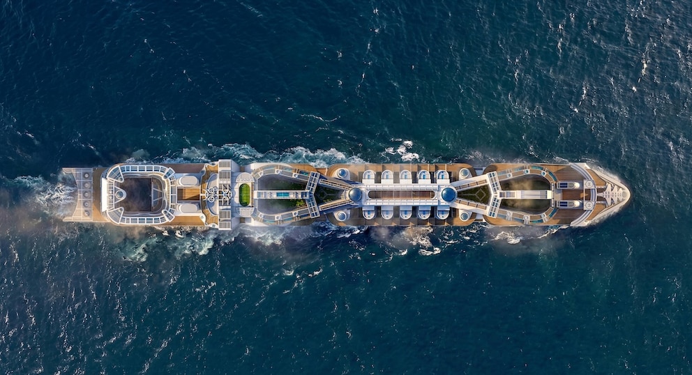 Mit einer L&auml;nge von 1,6 Kilometern w&auml;re die &bdquo;Freedom Ship&ldquo; mehr als viermal so lang wie die heutigen gr&ouml;&szlig;ten Kreuzfahrtschiffe der Welt