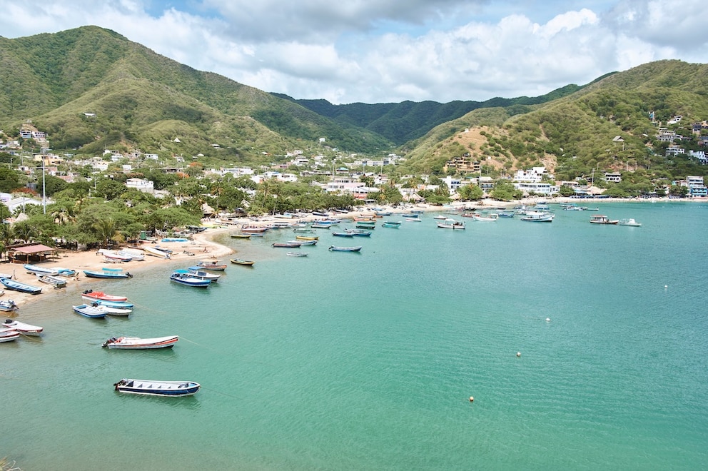 Hier in Santa Marta f&uuml;hrt eine Buslinie entlang der K&uuml;ste