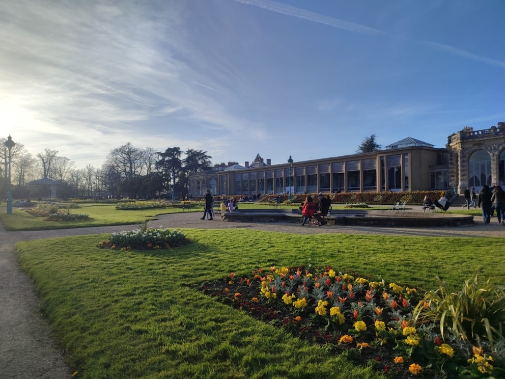 Parc du Thabor in Rennes Hauptstadt der Bretagne