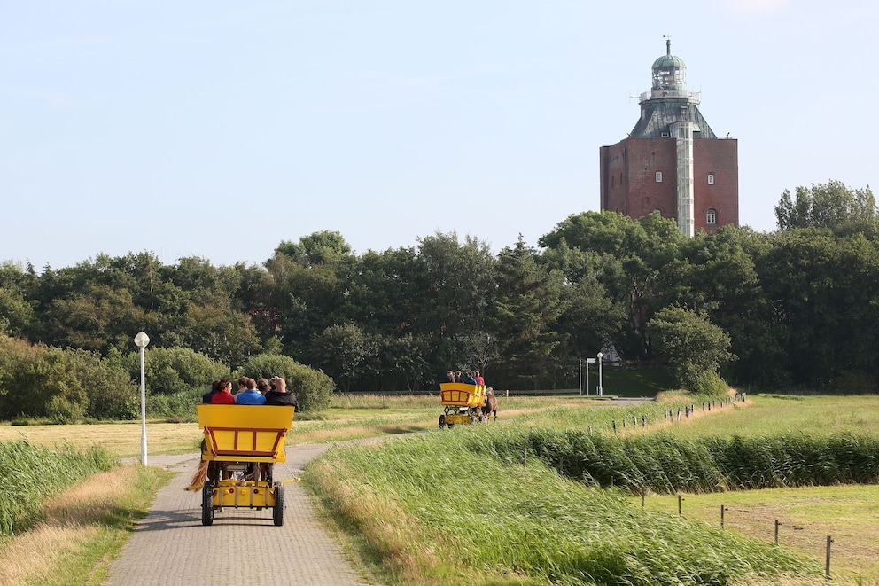Wattwagen on the island of Neuwerk