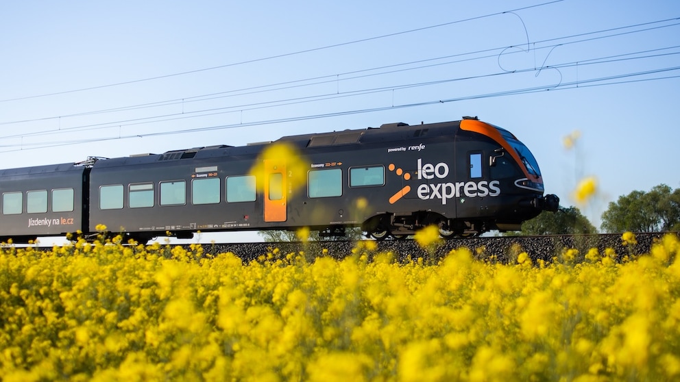 Leo Express Prag Frankfurt günstig Zug