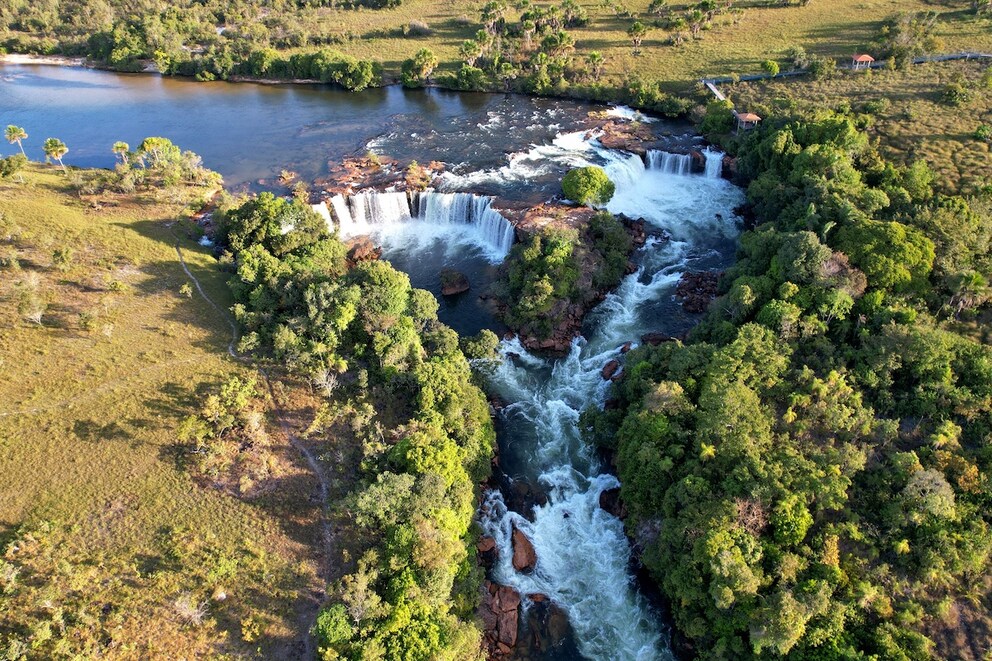 The Velha Waterfall in Parque Estadual do Jalapão