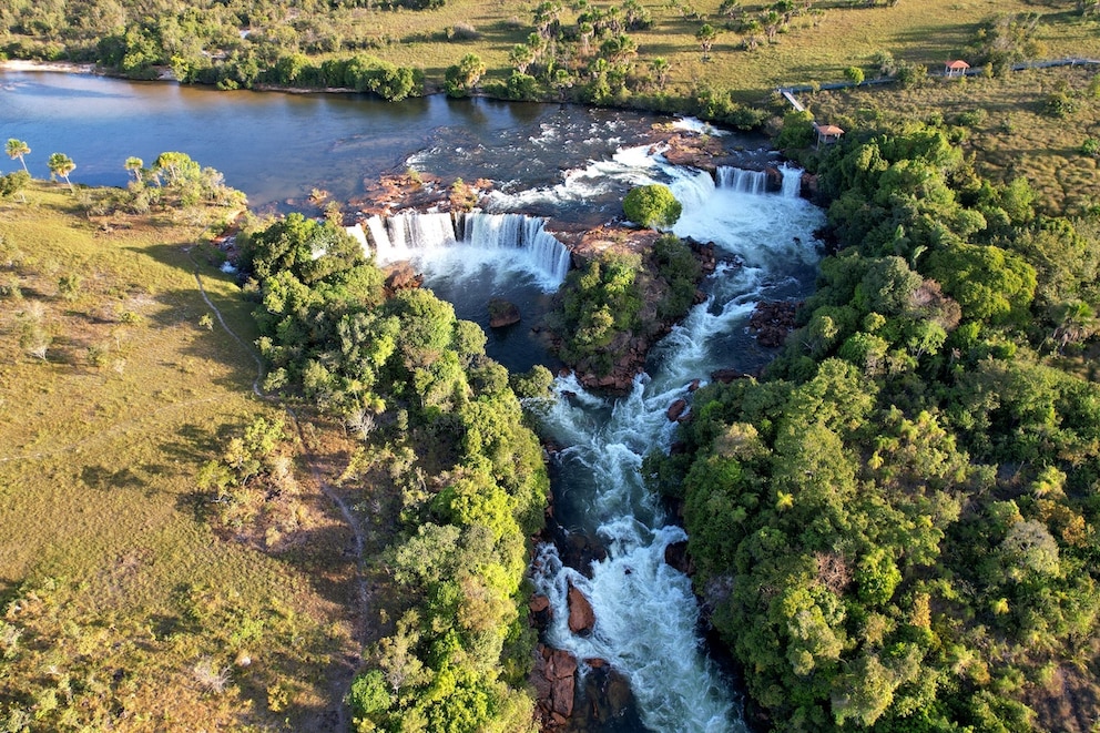 Der Velha-Wasserfall im Parque Estadual do Jalap&atilde;o
