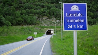 Der Laerdalstunnel in Norwegen ist der längste Straßentunnel der Welt