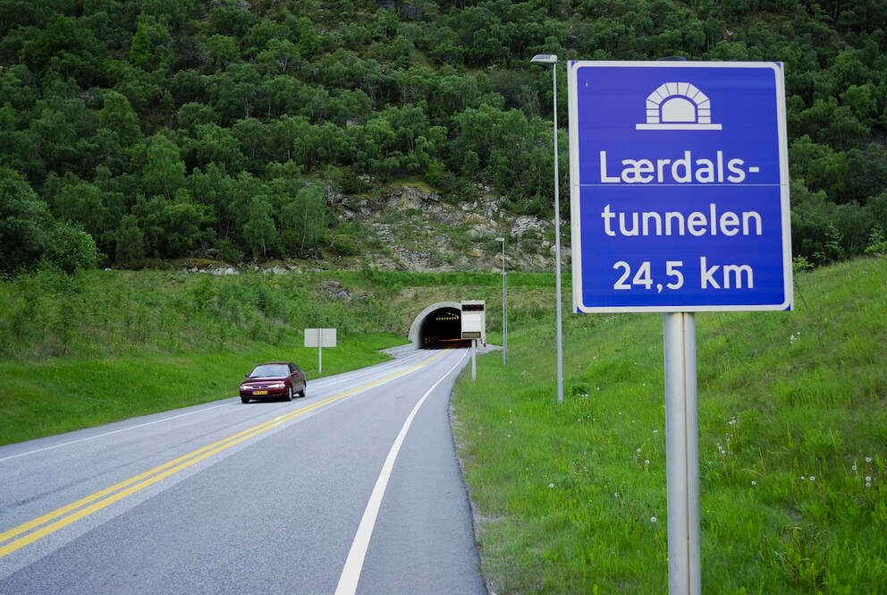 The Lærdal Tunnel in Norway is the longest road tunnel in the world
