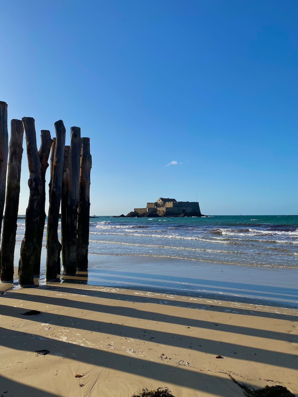 Strand von St. Malo Bretagne
