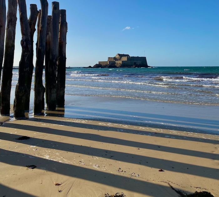 Beach of St. Malo Brittany