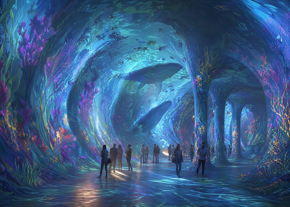 Immersive exhibition caves inside Rotterdam Rocks