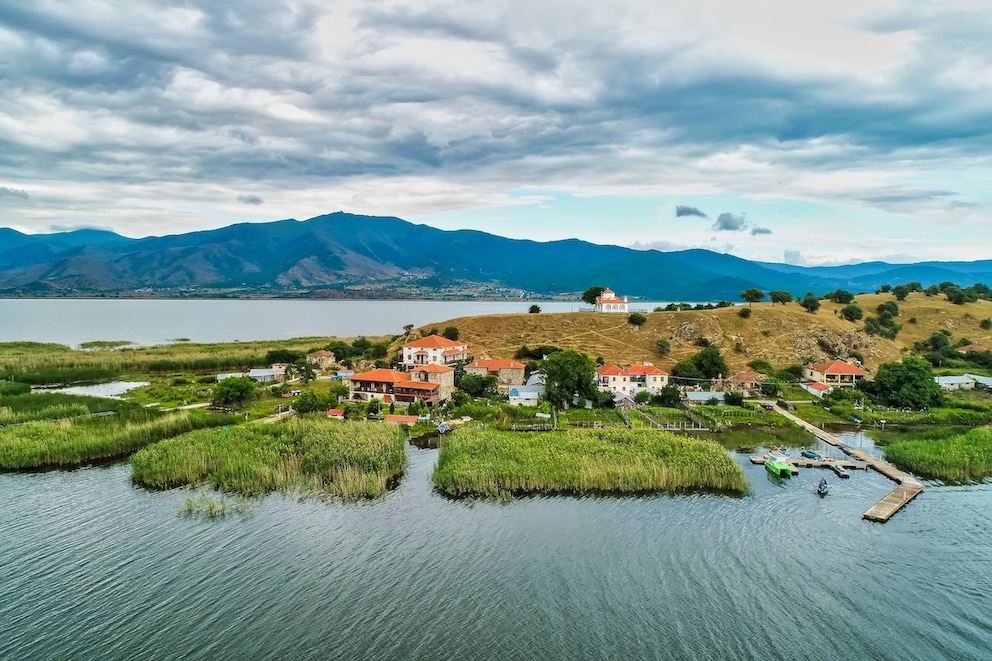 Prespasee Insel Agios Achillios Griechenland