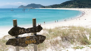 Dieser traumhafte Strand befindet sich auf den Illas Cíes