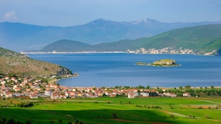 Prespasee Balkan Albanien Nordmazedonien Griechenland