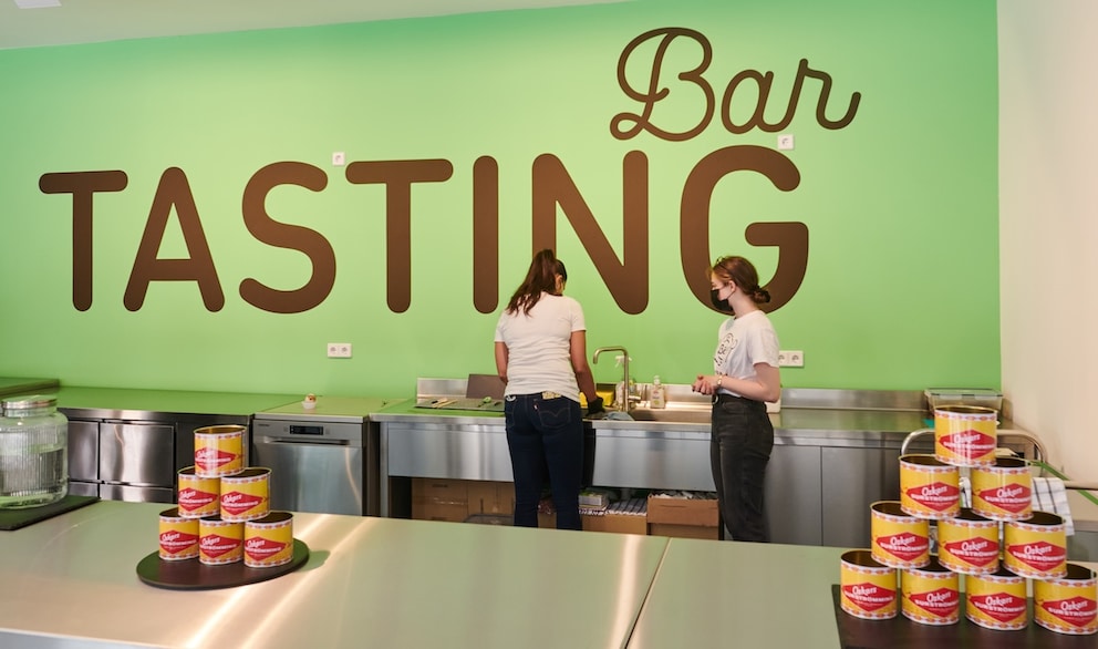 At the Tasting Bar of the Disgusting Food Museum, you can try many exhibits