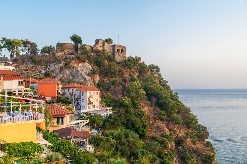 The castle ruins of Parga are worth a visit