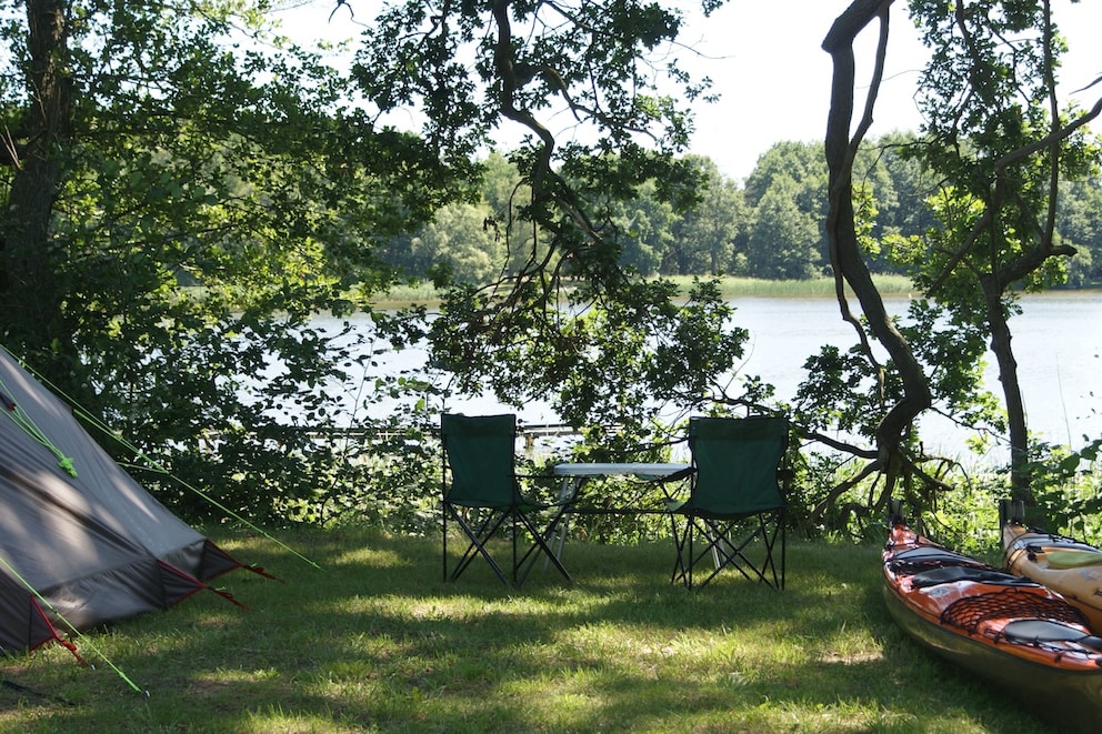 Campgrounds with 'Adults only' concept–here the campground at Großen Wentowsee