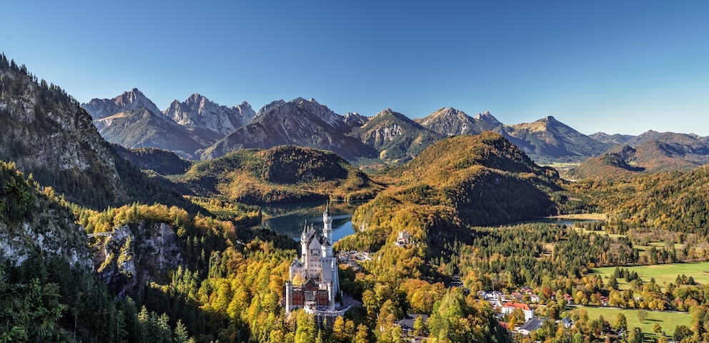 Schloss Neuschwanstein Castle Map