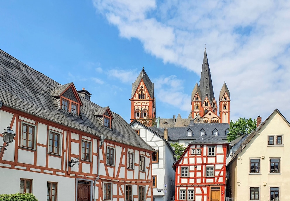 Der Limburger Dom thront &uuml;ber der Altstadt
