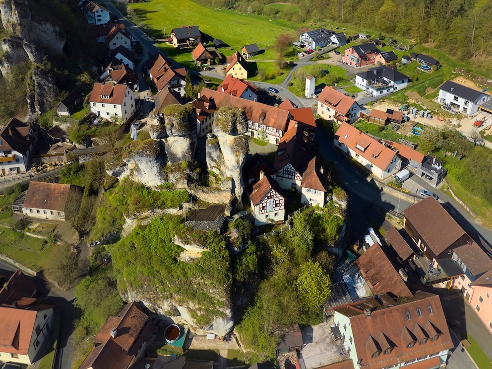 View of Tüchersfeld from above