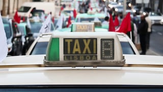 Taxi in Lissabon