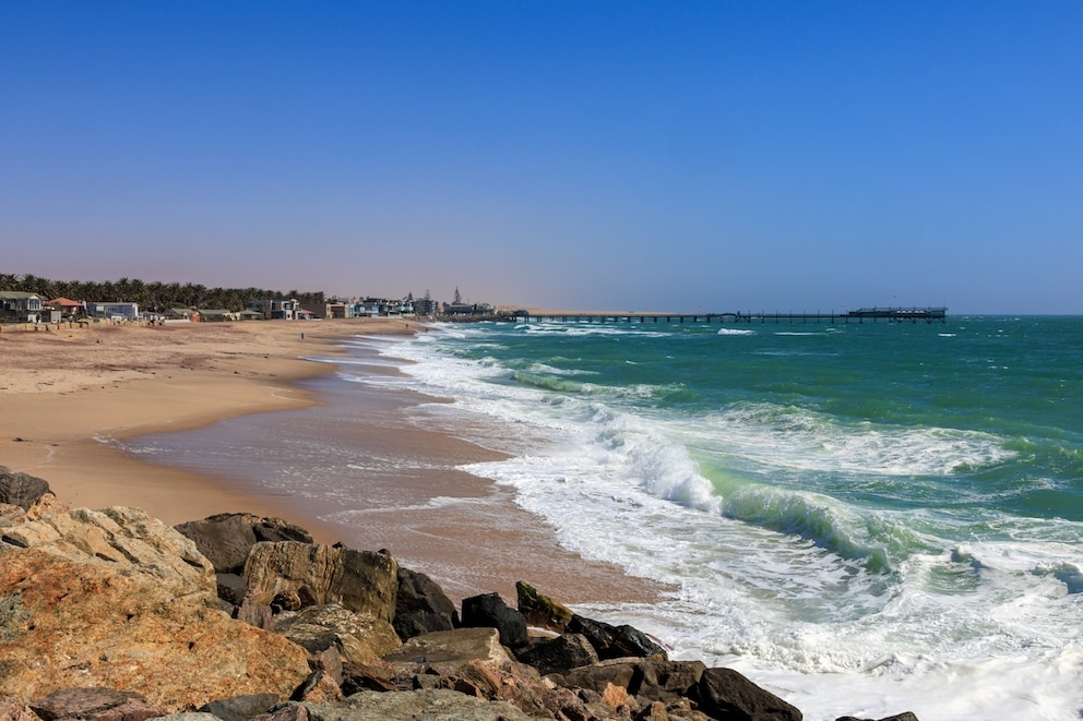 Der Palm Beach in Swakopmund