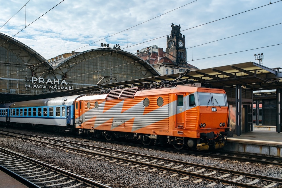 The Prague main train station is not the most beautiful of its kind