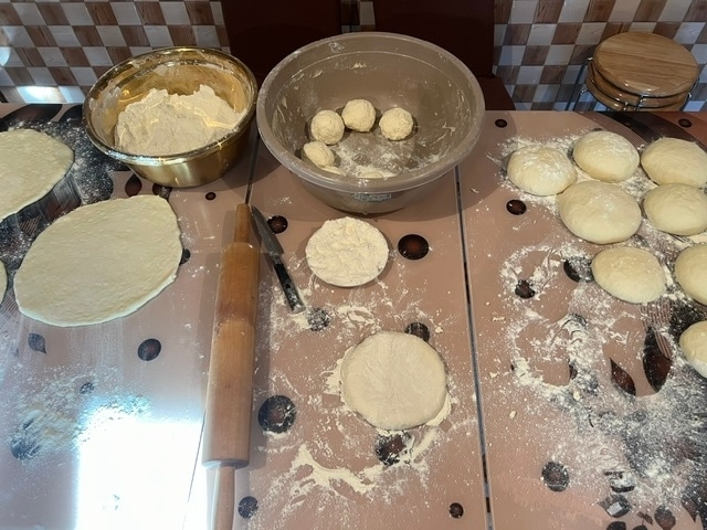 homemade Khachapuri