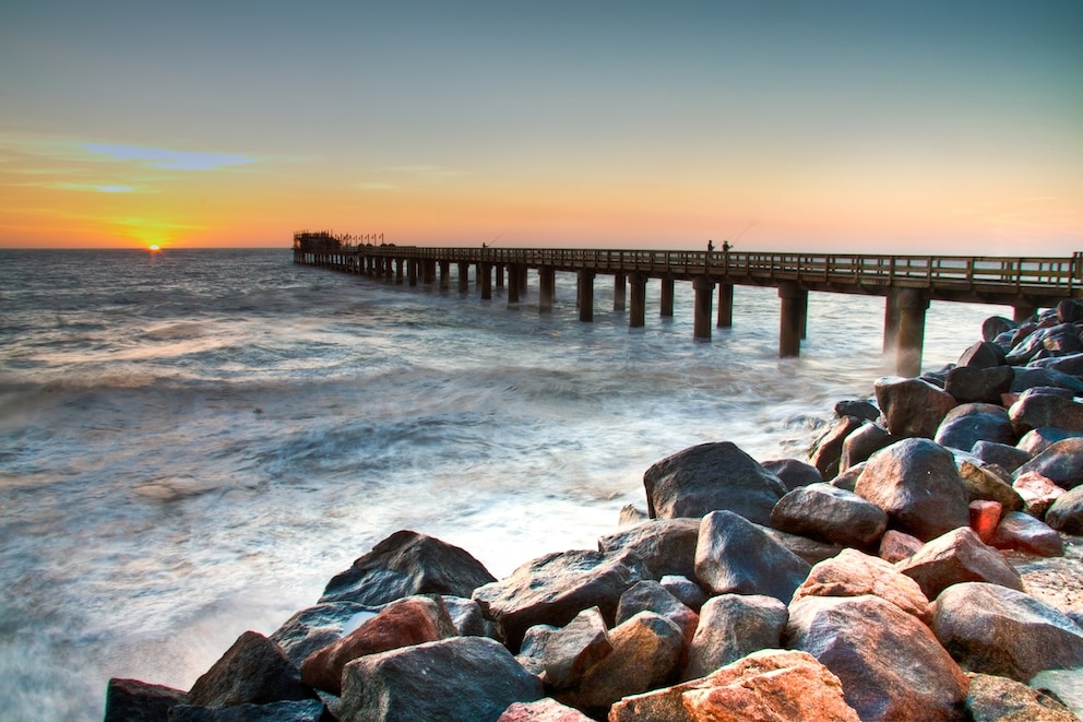 Der Jetty Walk von Swakopmund, Namibia