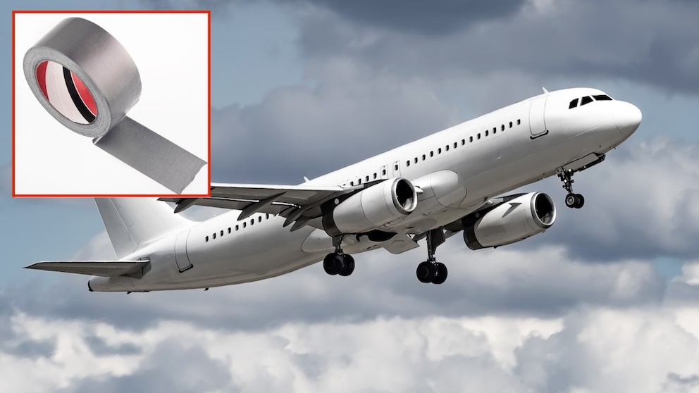 Ein American-Airlines-Passagier wurde mit Klebeband im Flugzeug fixiert