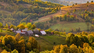Landschaft in Bukowina, Rumänien