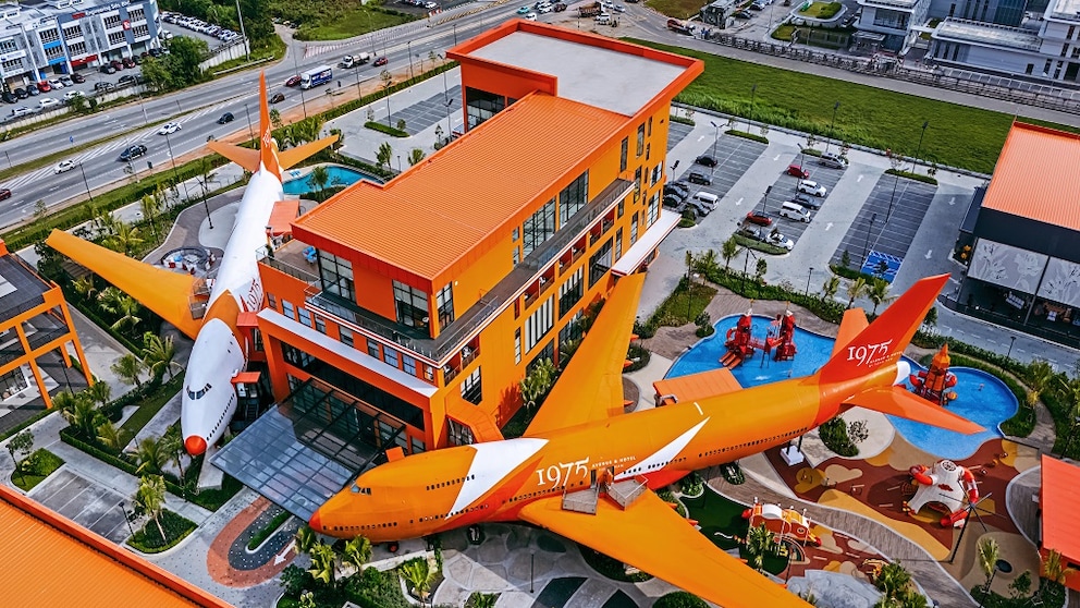 Flugzeug Luxushotel