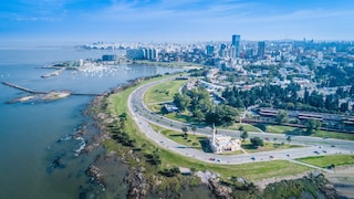 Montevideos Küste in Uruguay